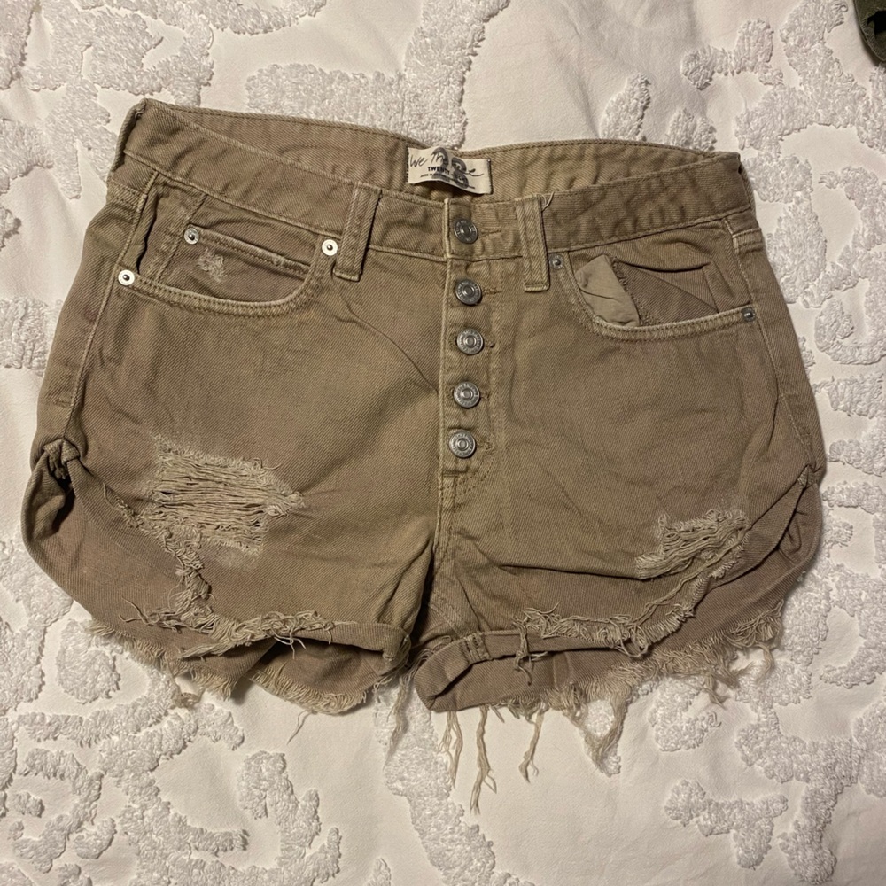Free people denim shorts